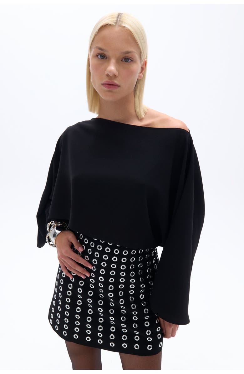 Nocturne Boat Neck Blouse, Main, color, 