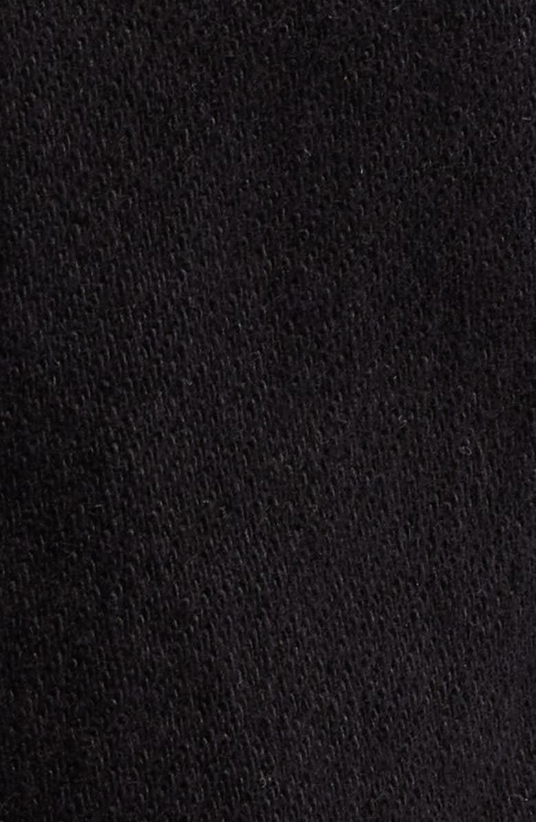 Topshop Balloon Cotton Twill Pants, Alternate, color, Black