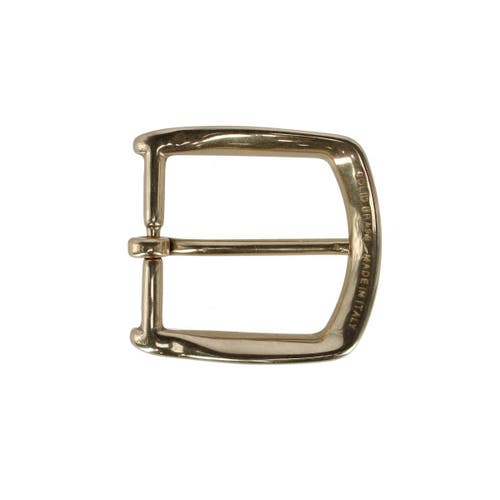 Trafalgar 35mm Italian Solid Brass Rounded Edged Harness Belt Buckle