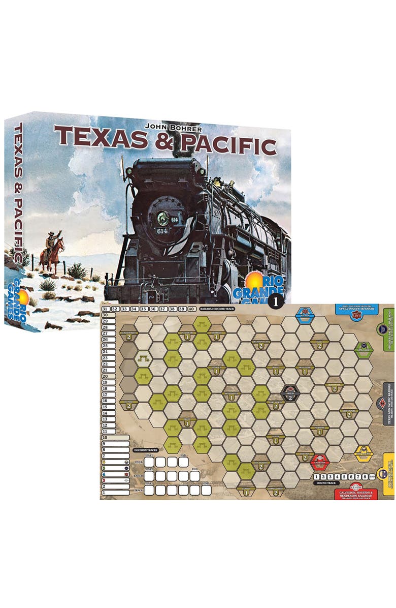 RIO Grande Games ACH Texas & Pacific Railway Board Game, Alternate, color, 