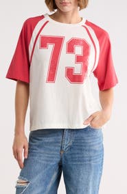 Vinyl Icons '73' Graphic Raglan T-Shirt