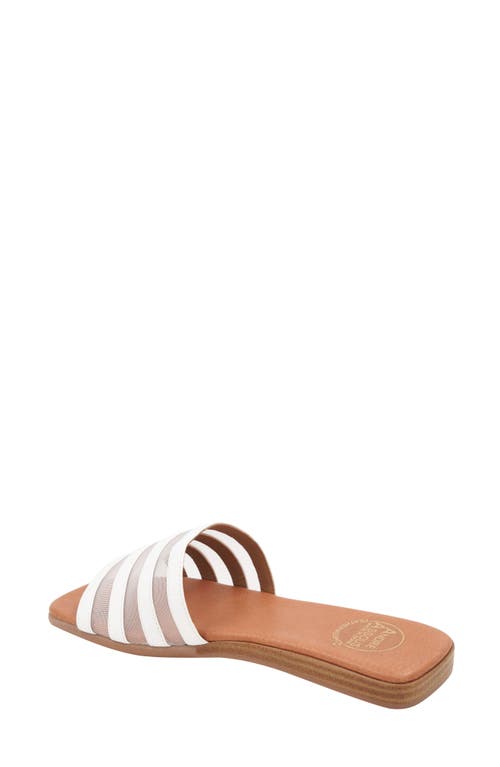 Andre Assous Kaila Slide Sandal In White