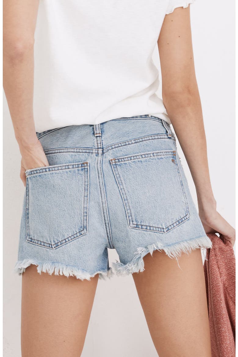 Relaxed Denim Shorts, Alternate, color, CEDARCROFT WASH
