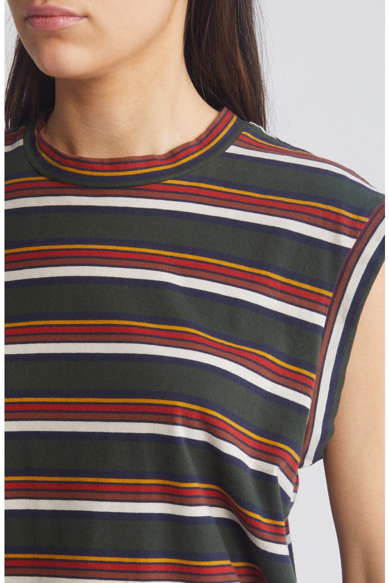 The Square Stripe Muscle Tee, Alternate, color, BOARDWALK STRIPE