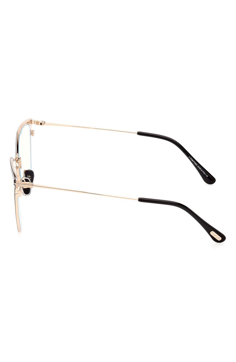 TOM FORD 56mm Blue Light Blocking Glasses, Alternate, color,