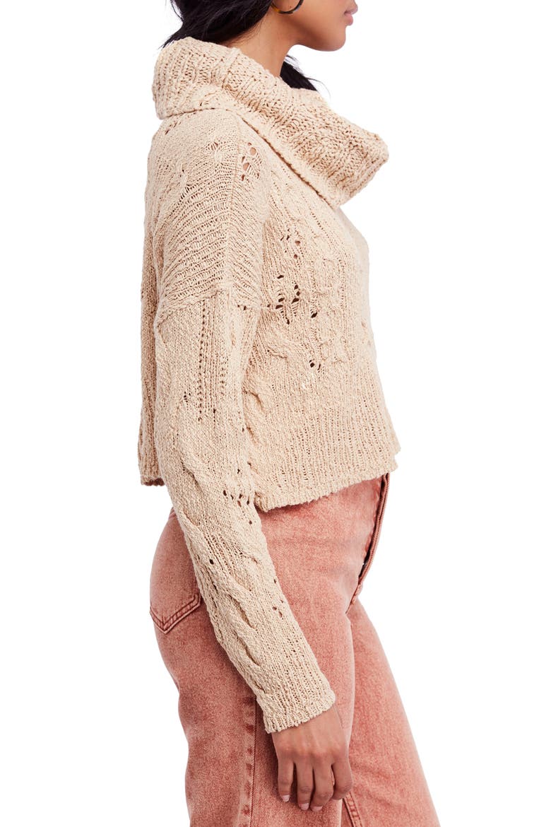 Shades of Dawn Crop Sweater, Alternate, color, IVORY