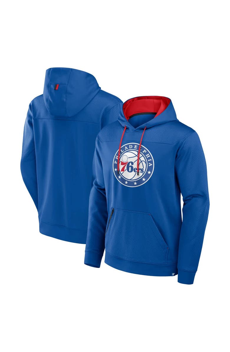 FANATICS Men's Fanatics  Royal Philadelphia 76ers Reserve Defender Pullover Hoodie, Main, color, Royal