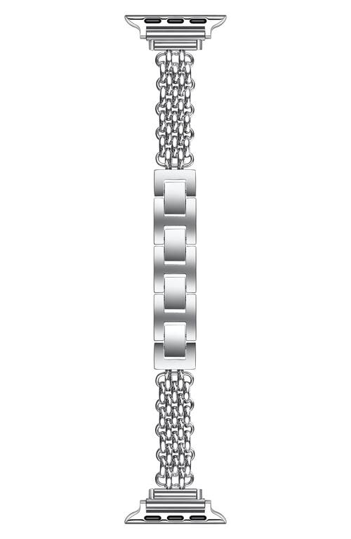 Posh Tech Sylvie Apple Watch® Bracelet Watchband In Metallic