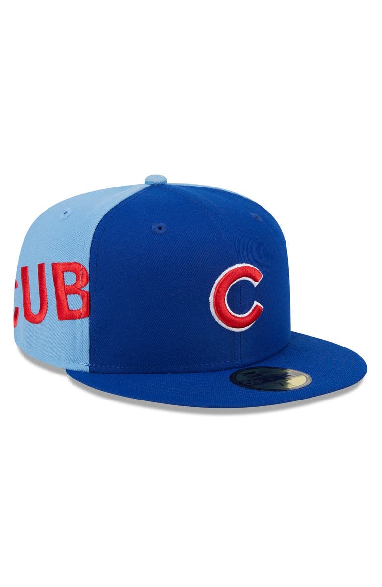 New Era Men's New Era Royal/Light Blue Chicago Cubs Gameday Sideswipe 59FIFTY Fitted Hat, Main, color, Royal