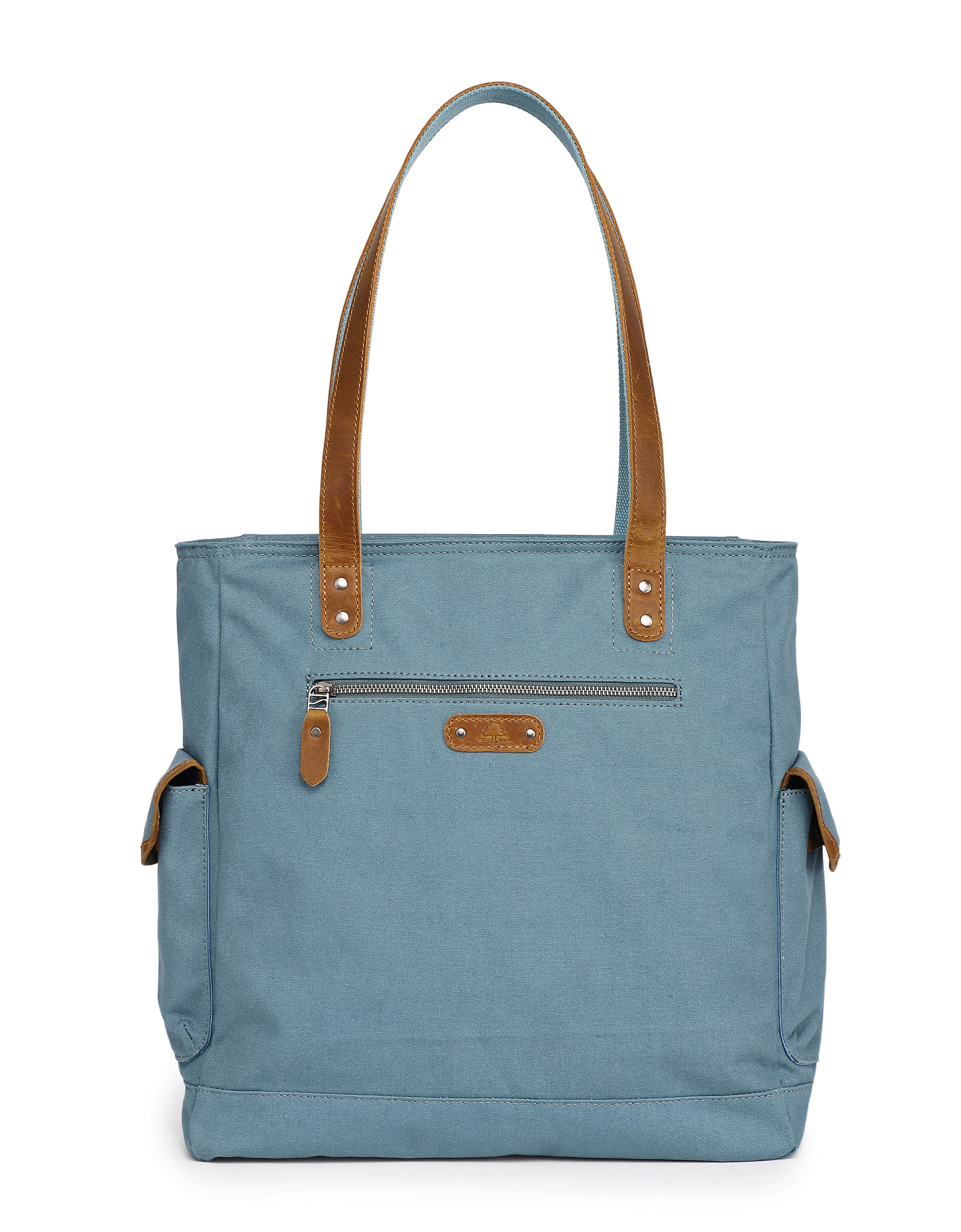 Valley and Sky Spacious Adventure Tote, Alternate, color, Teal