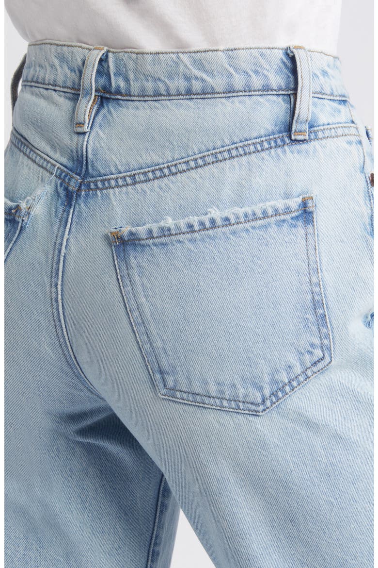 Le Jane Chew Hem Crop Wide Leg Jeans, Alternate, color, FIZZ INDIGO