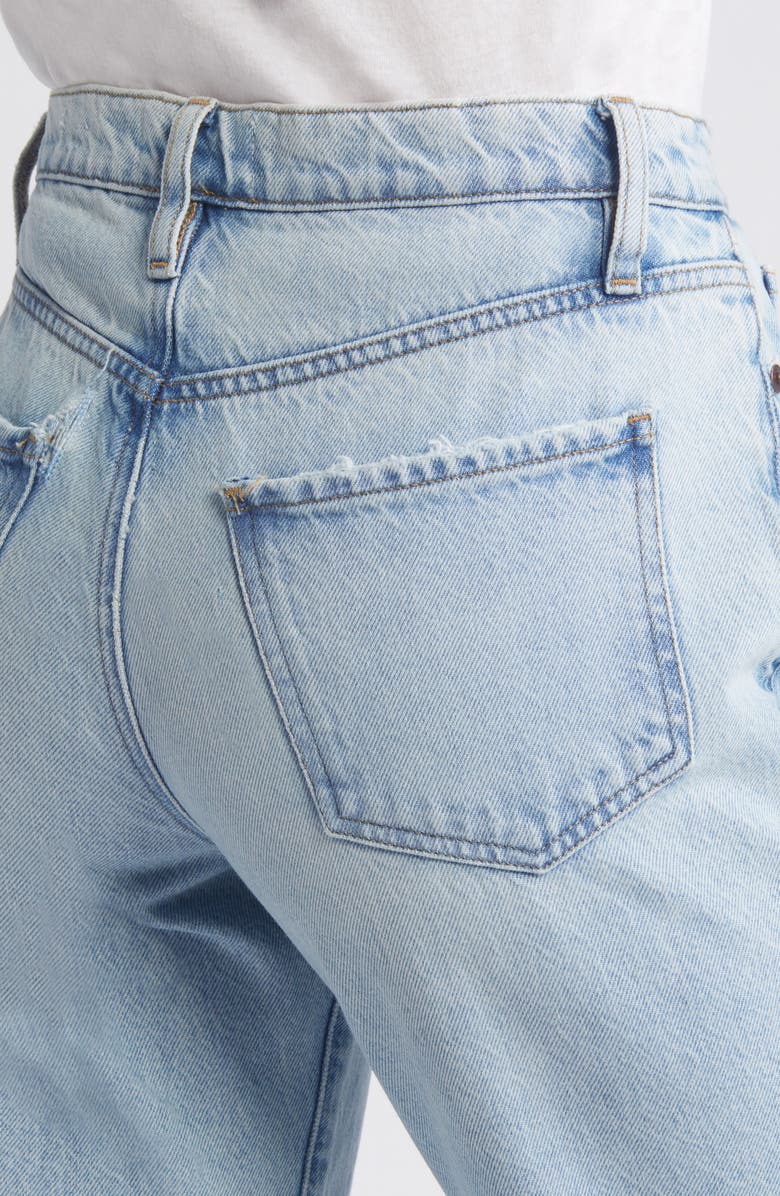 FRAME Le Jane Chew Hem Crop Wide Leg Jeans, Alternate, color, Fizz Indigo