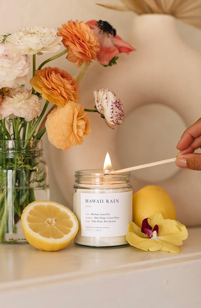 BROOKLYN CANDLE STUDIO Hawaii Rain Jar Candle, Alternate, color, 