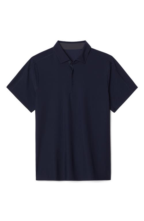 Rhone Regatta Piqué Performance Polo In True Navy
