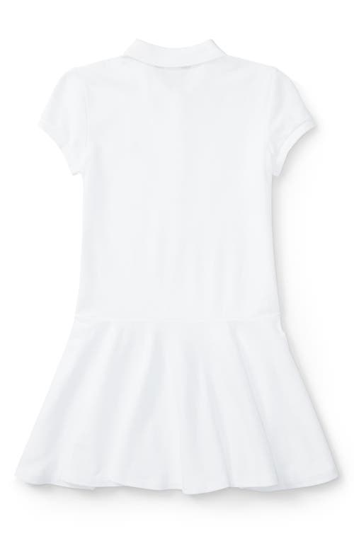 Polo Ralph Lauren Toddler Girls Cotton Jersey T-shirt Dress In White