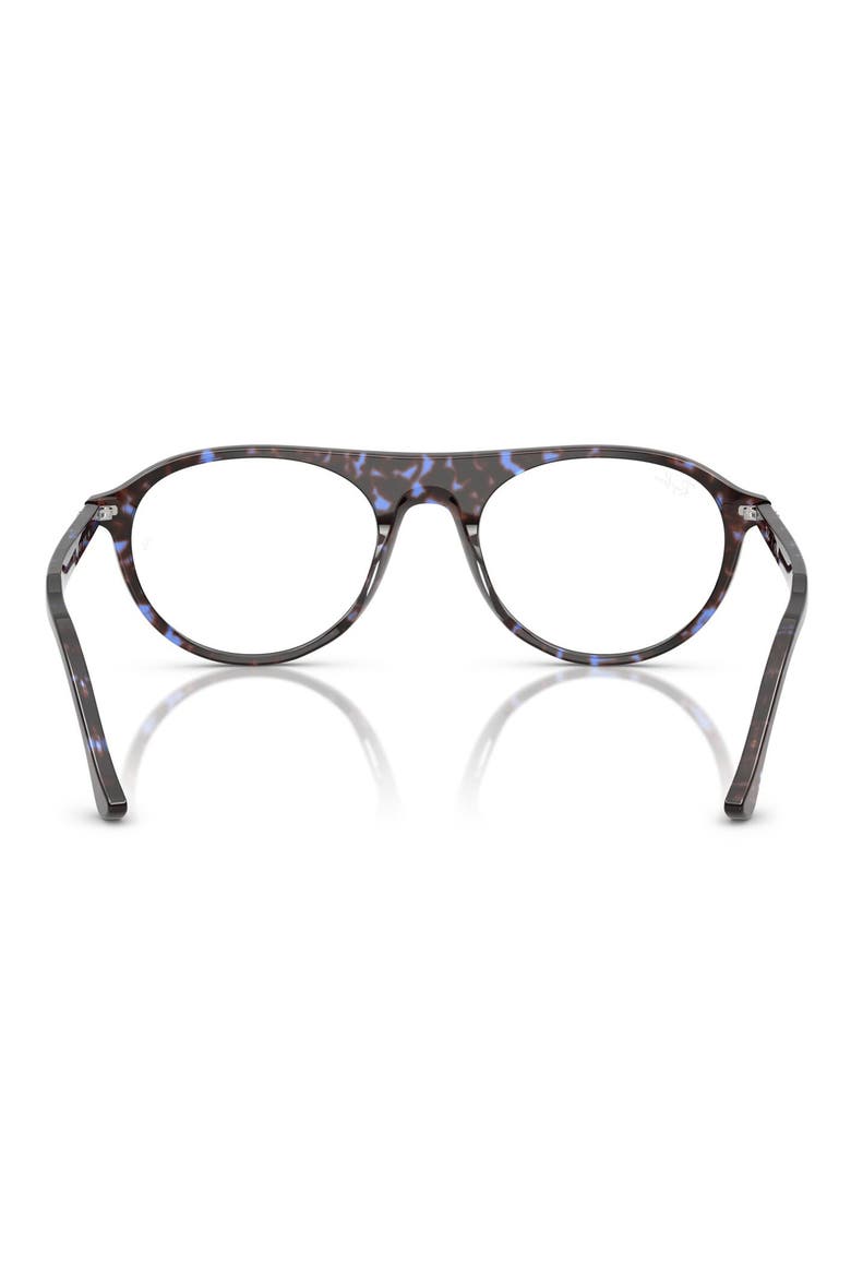 51mm Square Optical Glasses, Alternate, color, BLUE HAVANA