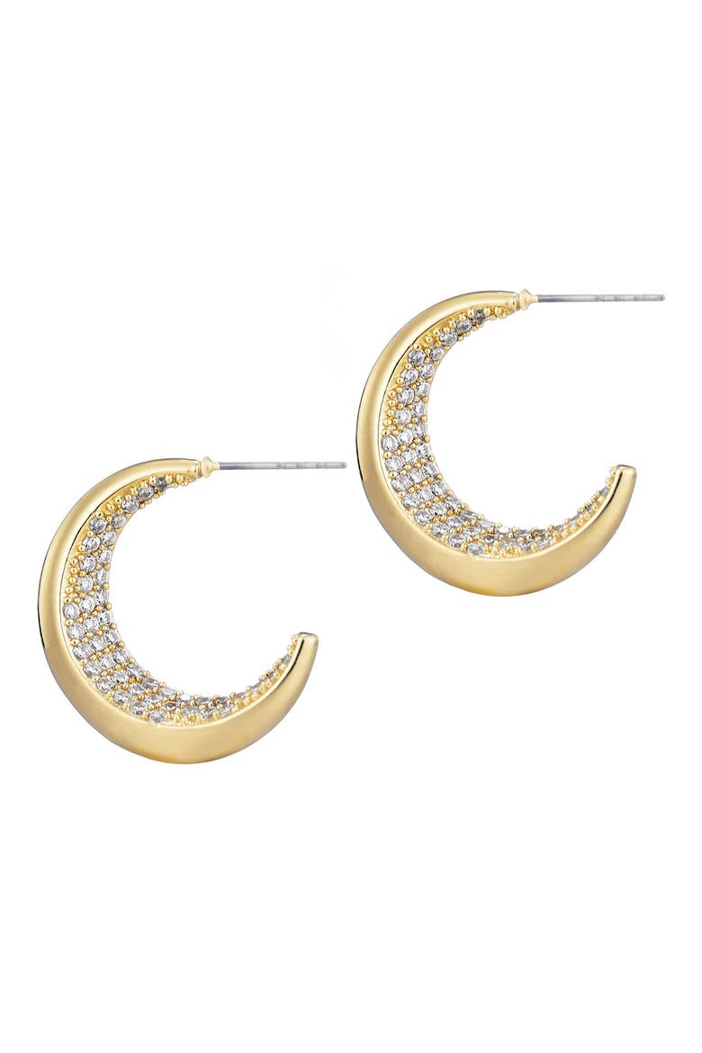 Set of 3 Assorted Hoop Earrings, Alternate, color, GOLD