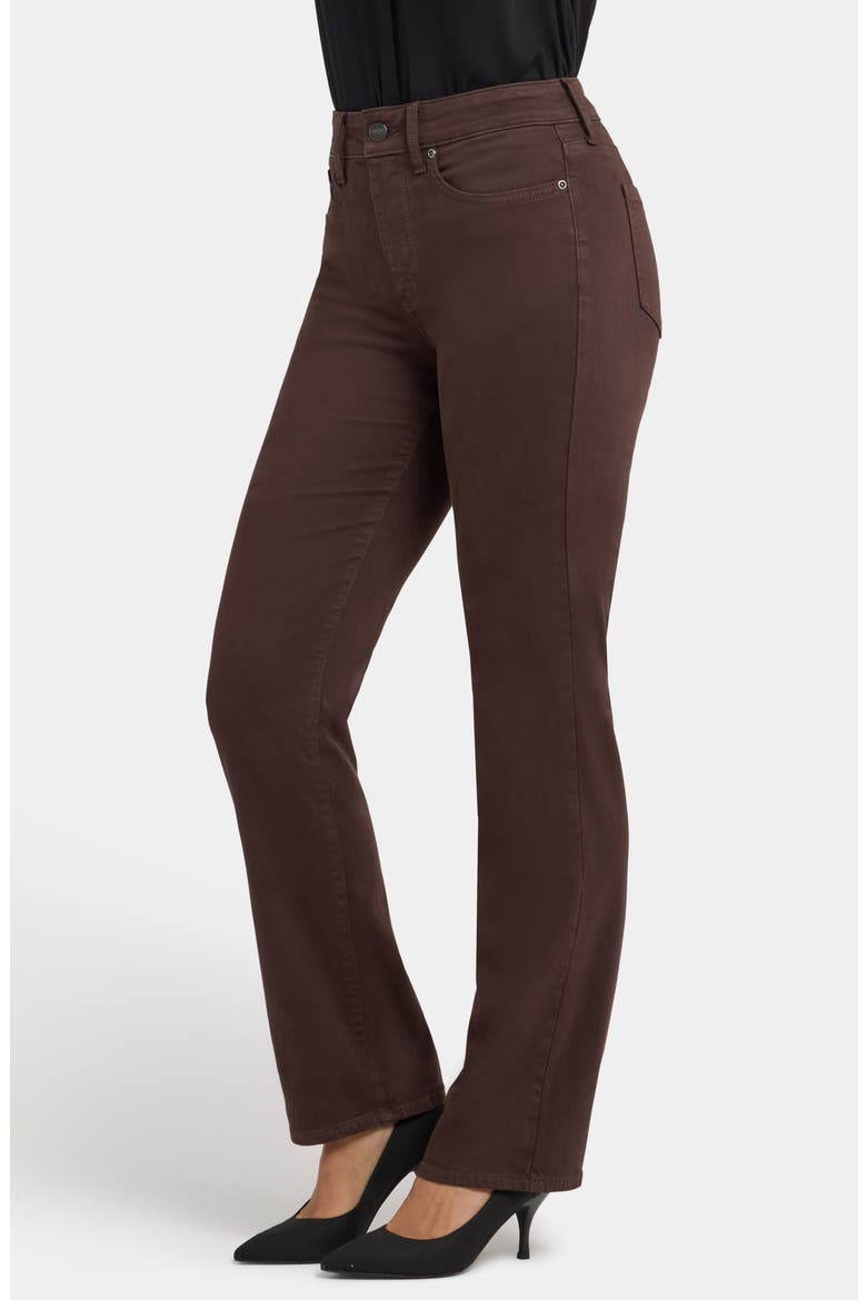 Marilyn High Waist Straight Leg Jeans, Alternate, color, BITTER CHOCOLATE
