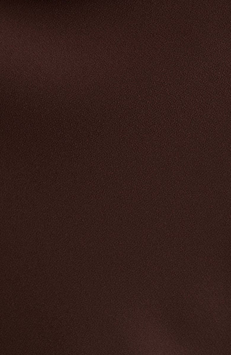 Anne Klein Cowl Neck Sleeveless Top, Alternate, color, Dark Chocolate