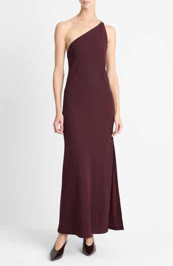 Vince One-Shoulder Slipdress