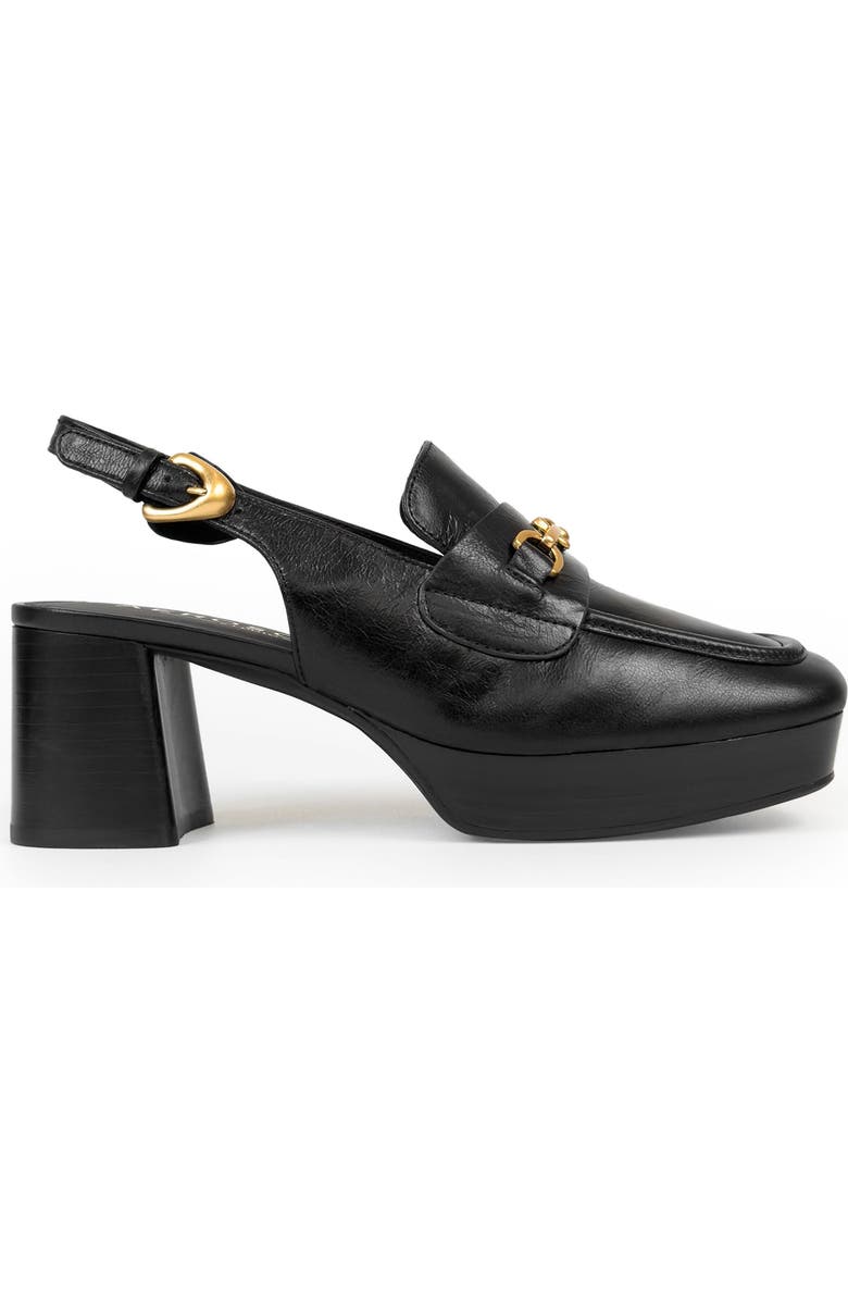 Aerosoles Sorin Slingback Bit Loafer Pump, Alternate, color, 001-Black Leather