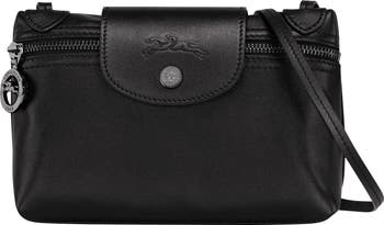 Longchamp Extra Small Le Pliage Leather Crossbody Bag