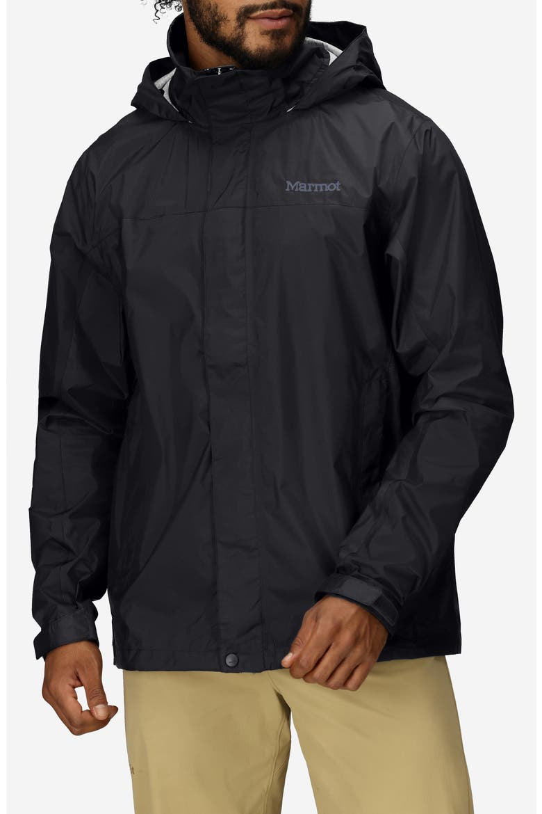 PreCip® Waterproof Hooded Jacket, Main, color, BLACK