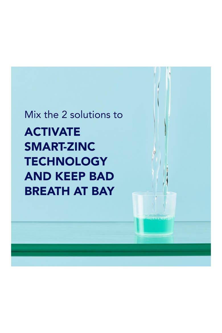 12-Hour Fresh Breath Dual Activated Mouthwash System with Toothpaste Mint, Alternate, color, Fresh Mint