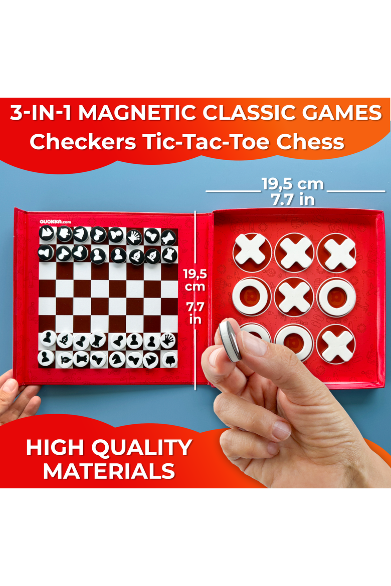 Magnetic Kids Games Collection, Alternate, color, Game Chess