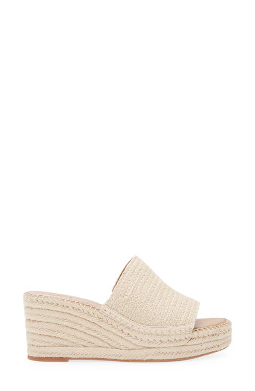 Nordstrom Rack Claire Jute Wedge Slide Sandal In Beige Natural