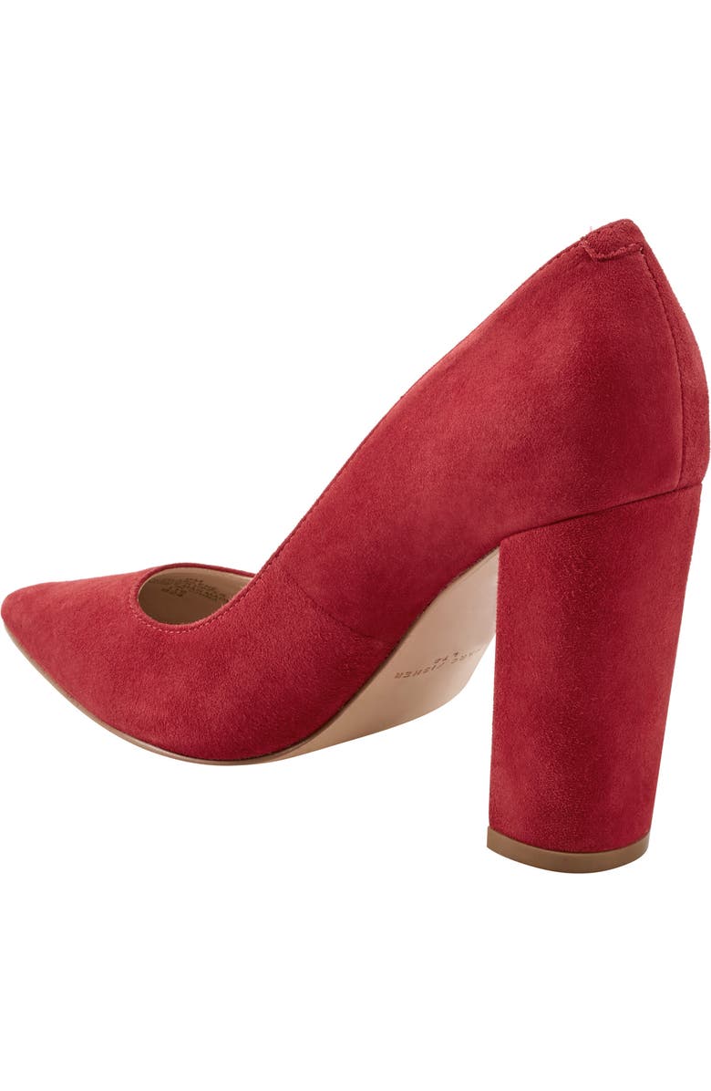 Marc Fisher LTD Abilene Pointed Toe Pump, Alternate, color, Medium Red
