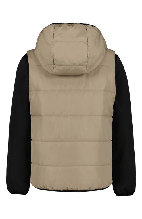 Under Armour Kids' 2fer Water Resistant Hoodie Vest In Neutral