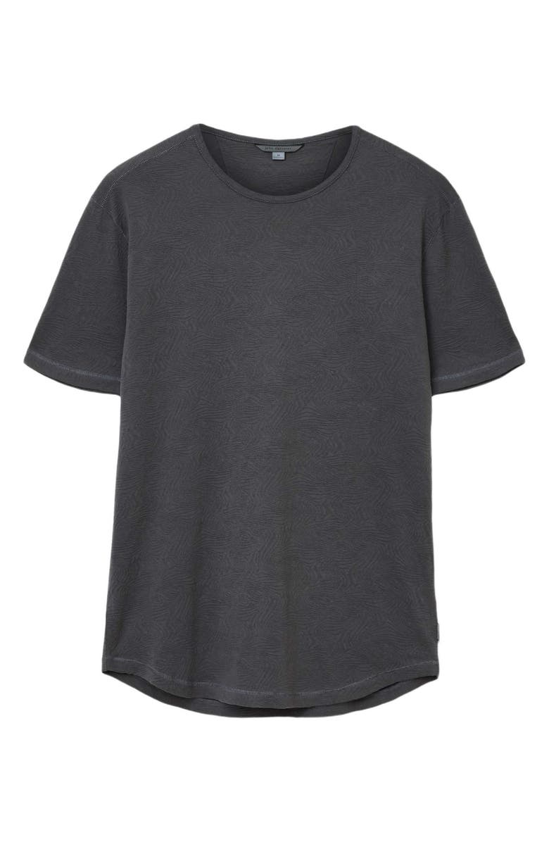 John Varvatos Blaise Wave Organic Cotton T-Shirt, Alternate, color, Iron Grey