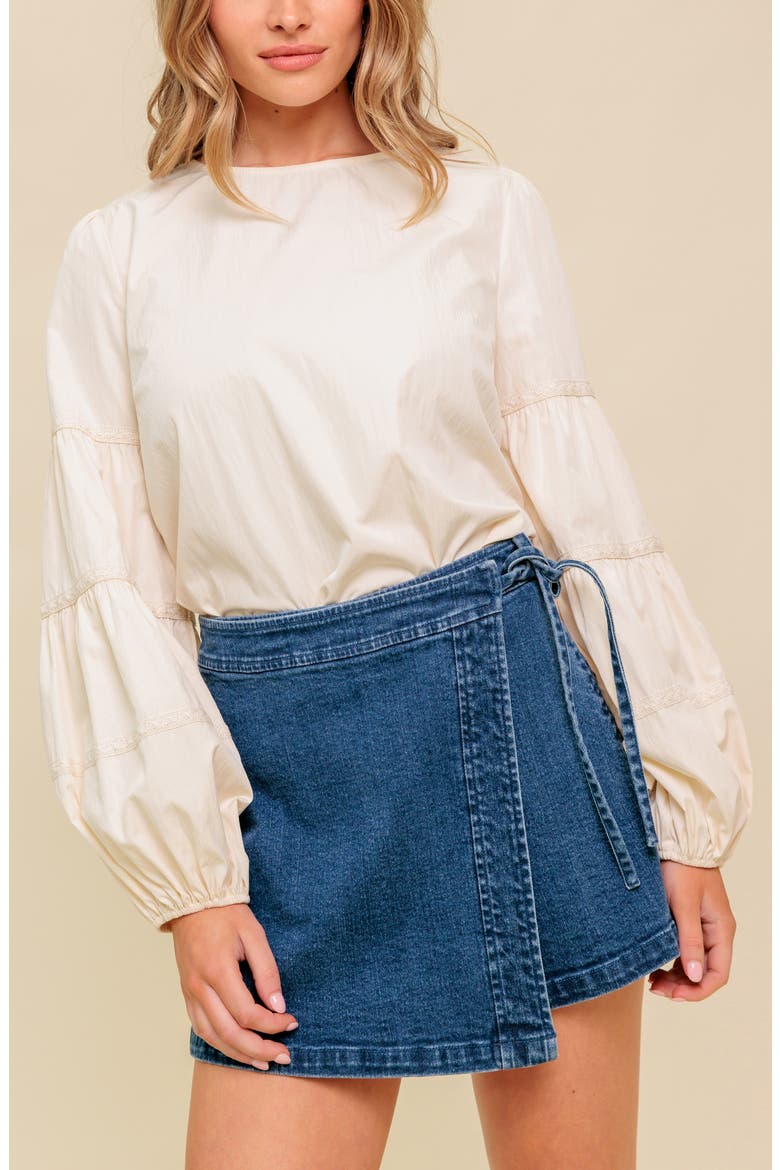 Long Sleeve Top, Alternate, color, IVORY