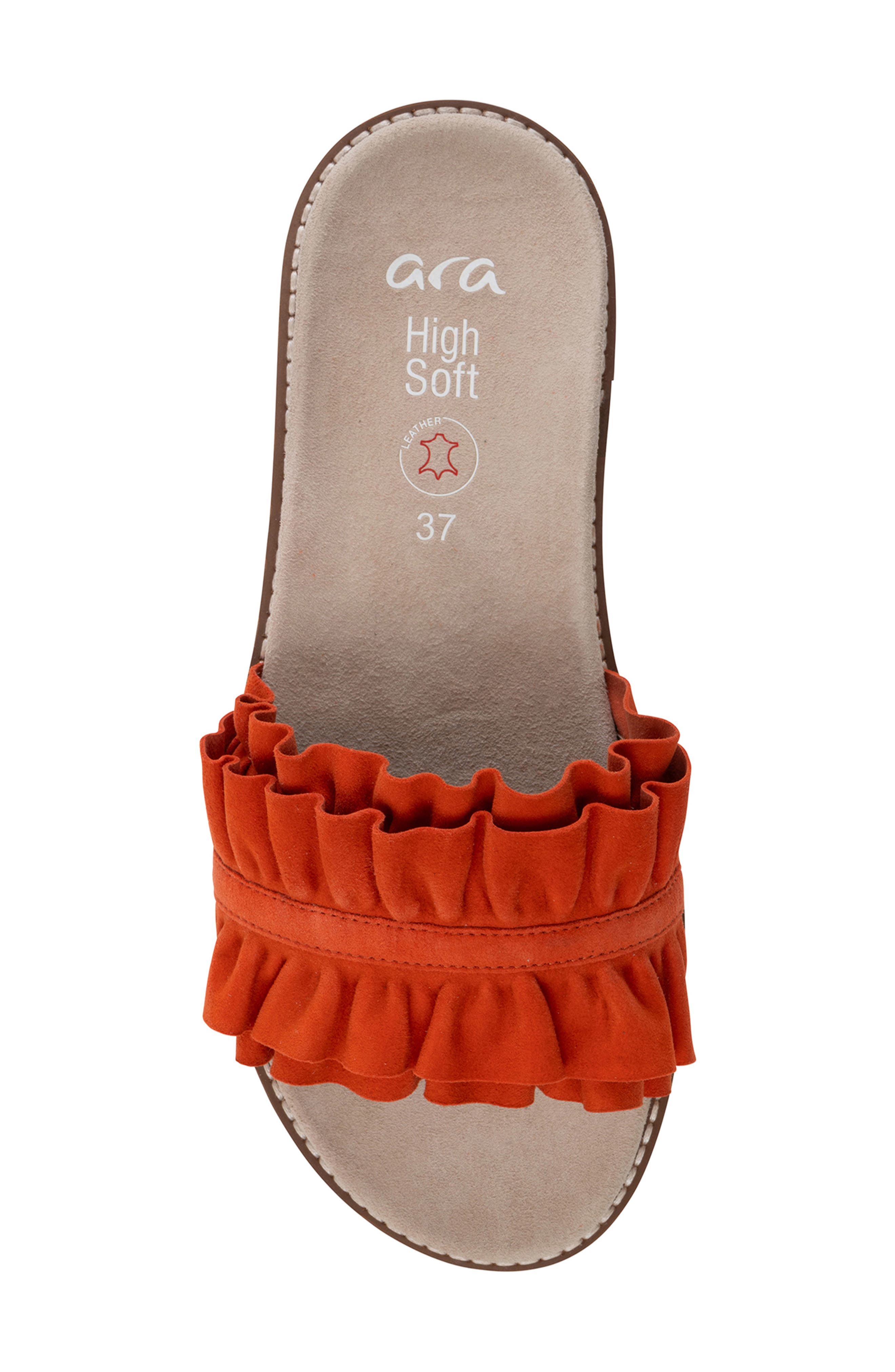 Keyes Slide Sandal, Alternate, color, POPPY