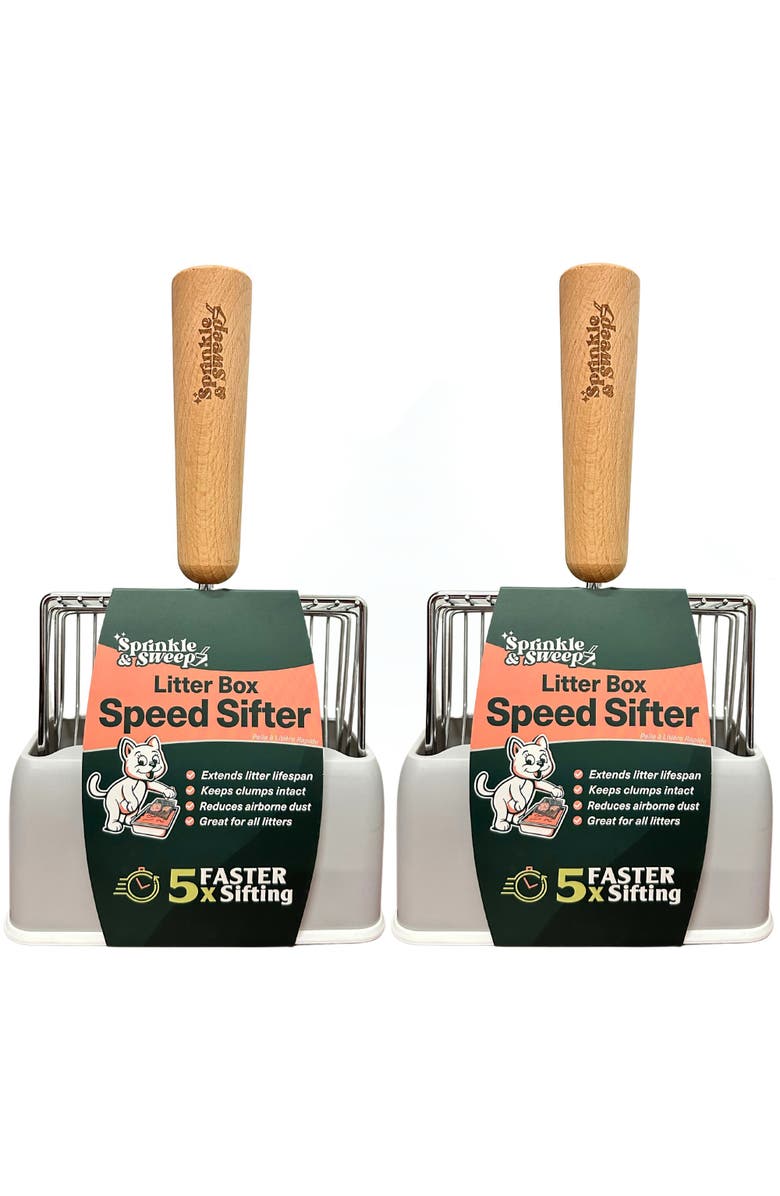 Sprinkle & Sweep Litter Box Speed Shifter 2 Pack, Main, color, Multicolored