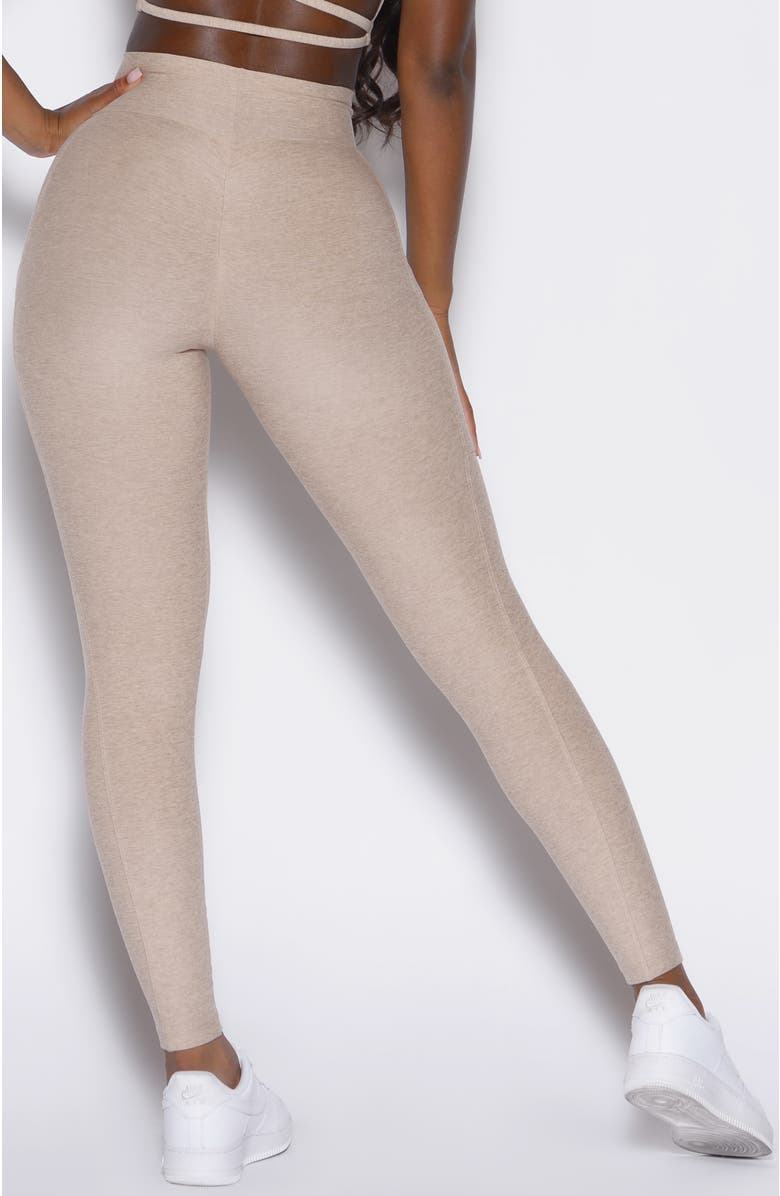 Bombshell Sportswear Curves Leggings, Alternate, color, Taupe