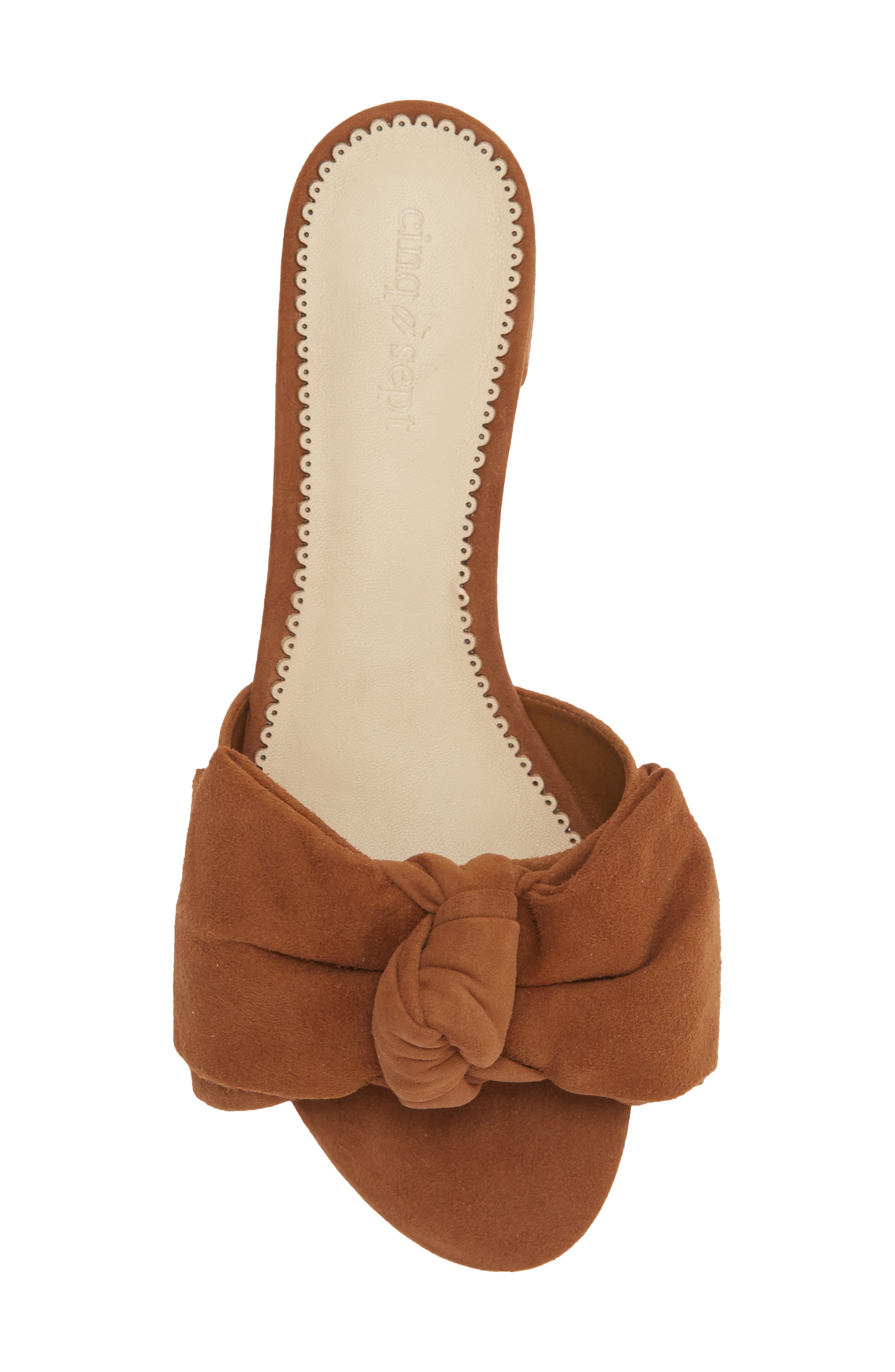 Faith Suede Slide Sandal, Alternate, color, TOFFEE