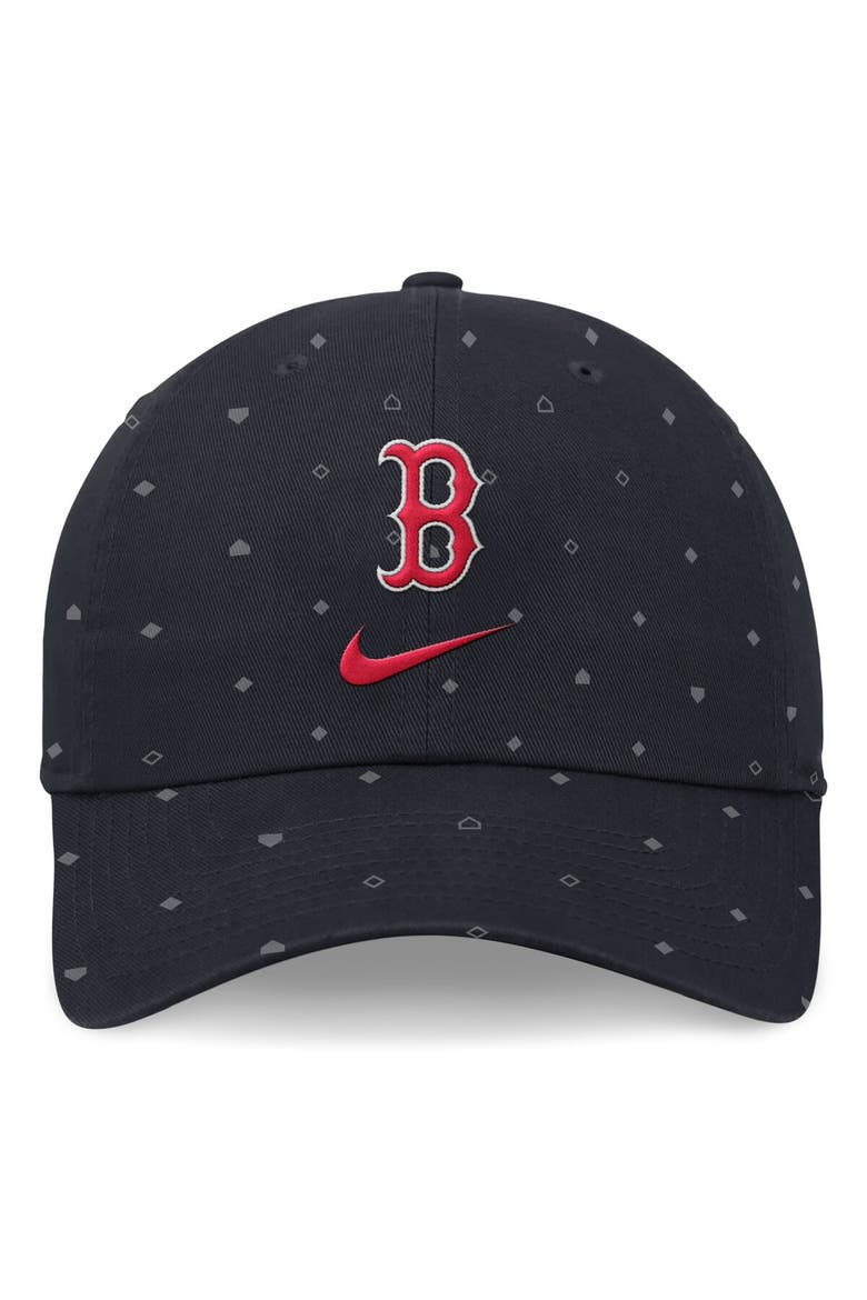 Men's Nike  Navy Boston Red Sox Primetime Print Club Adjustable Hat, Alternate, color, Navy