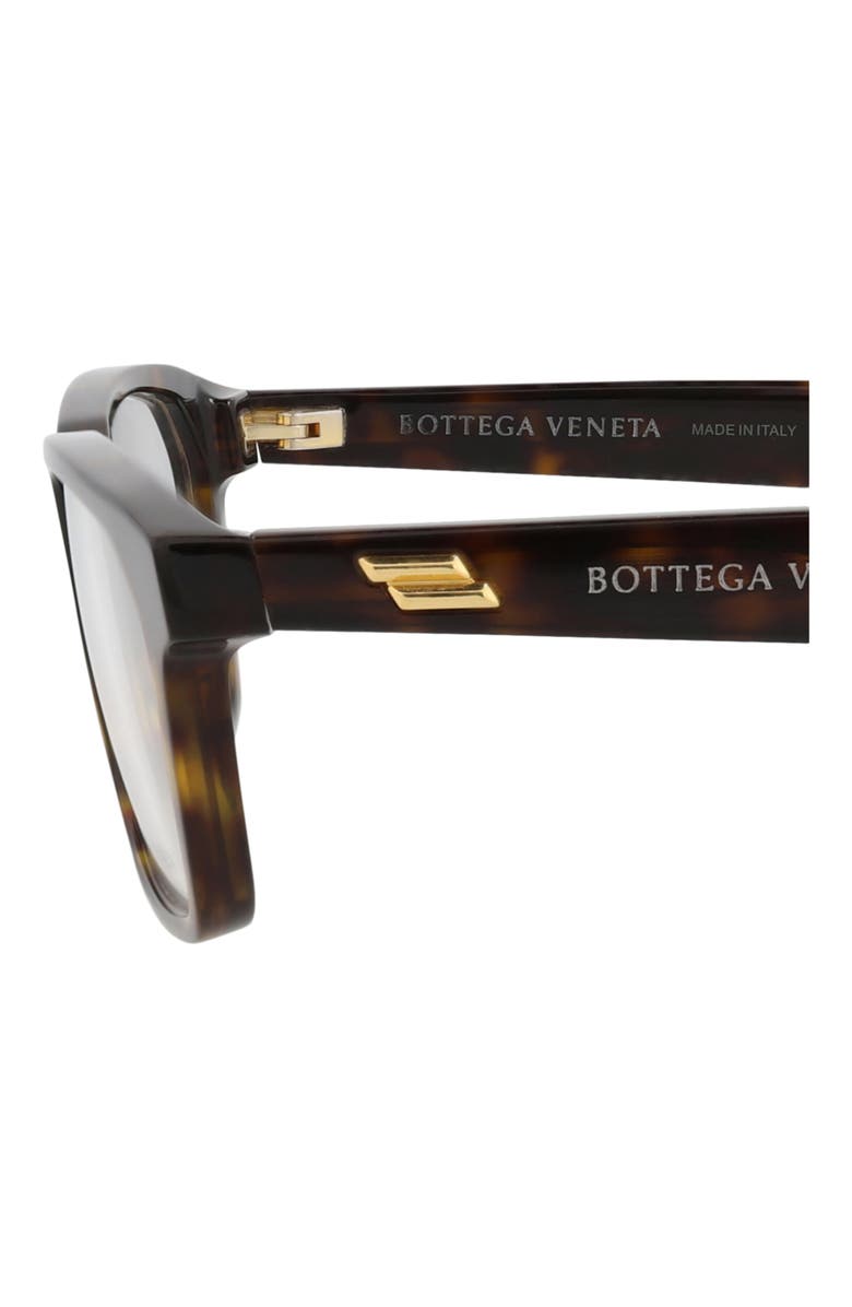 Bottega Veneta 54mm Rectangular Optical Glasses, Alternate, color, 