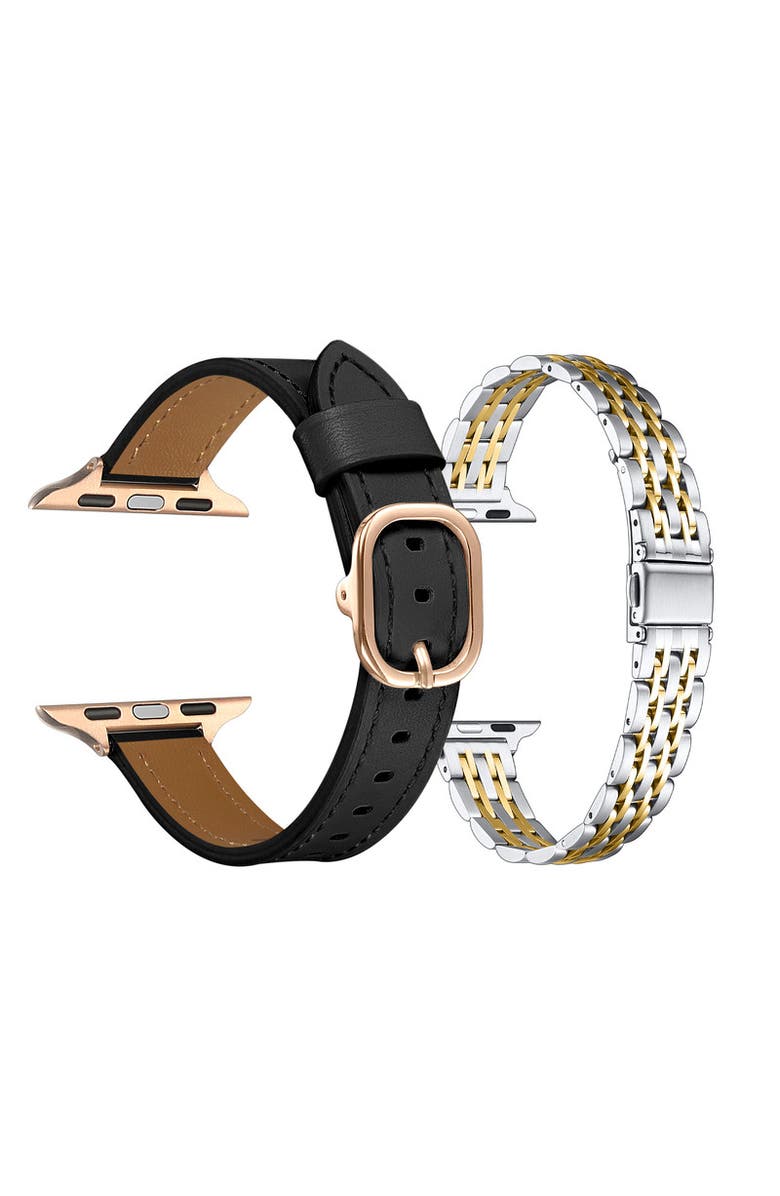 Posh Tech Stella & Carmen Bands For Apple Watch and Smartwatch, Alternate, color, Multicolor