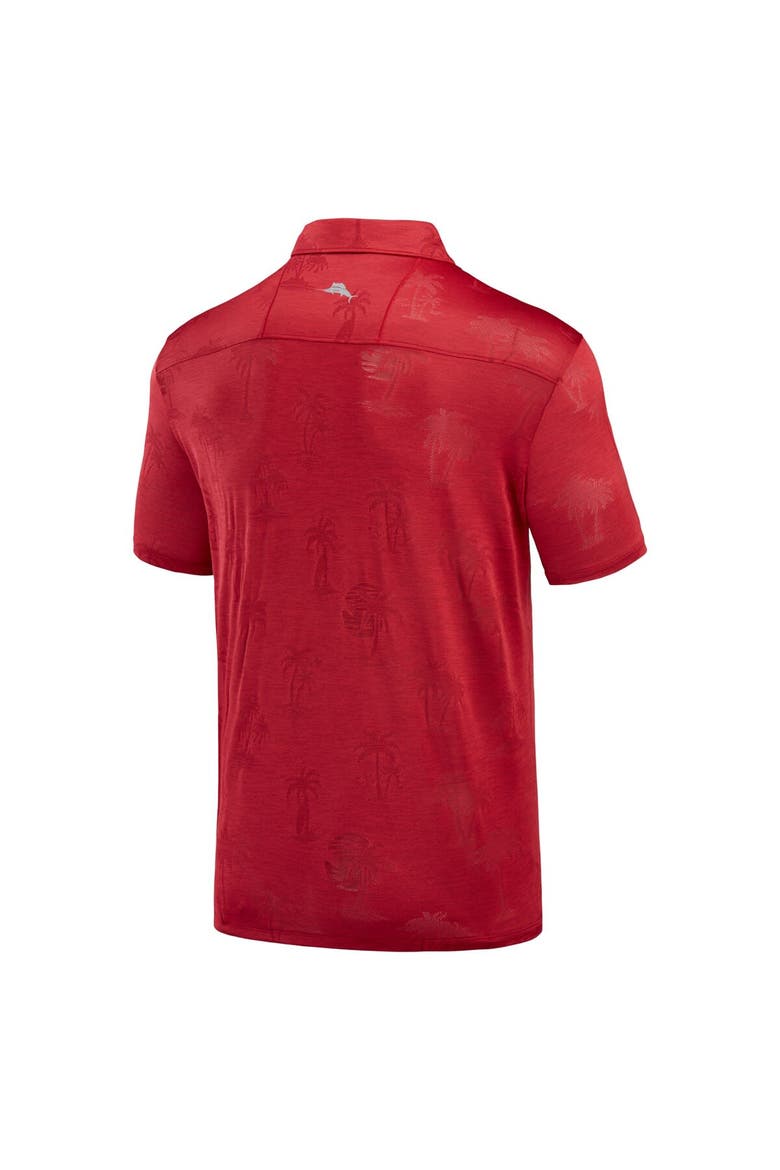 Men's Tommy Bahama Crimson Alabama Crimson Tide Sport Palm Coast Palmera IslandZone Polo, Alternate, color, Crimson