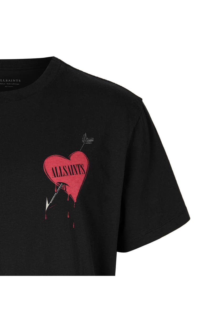 AllSaints Bleeding Heart Graphic Tee, Alternate, color,