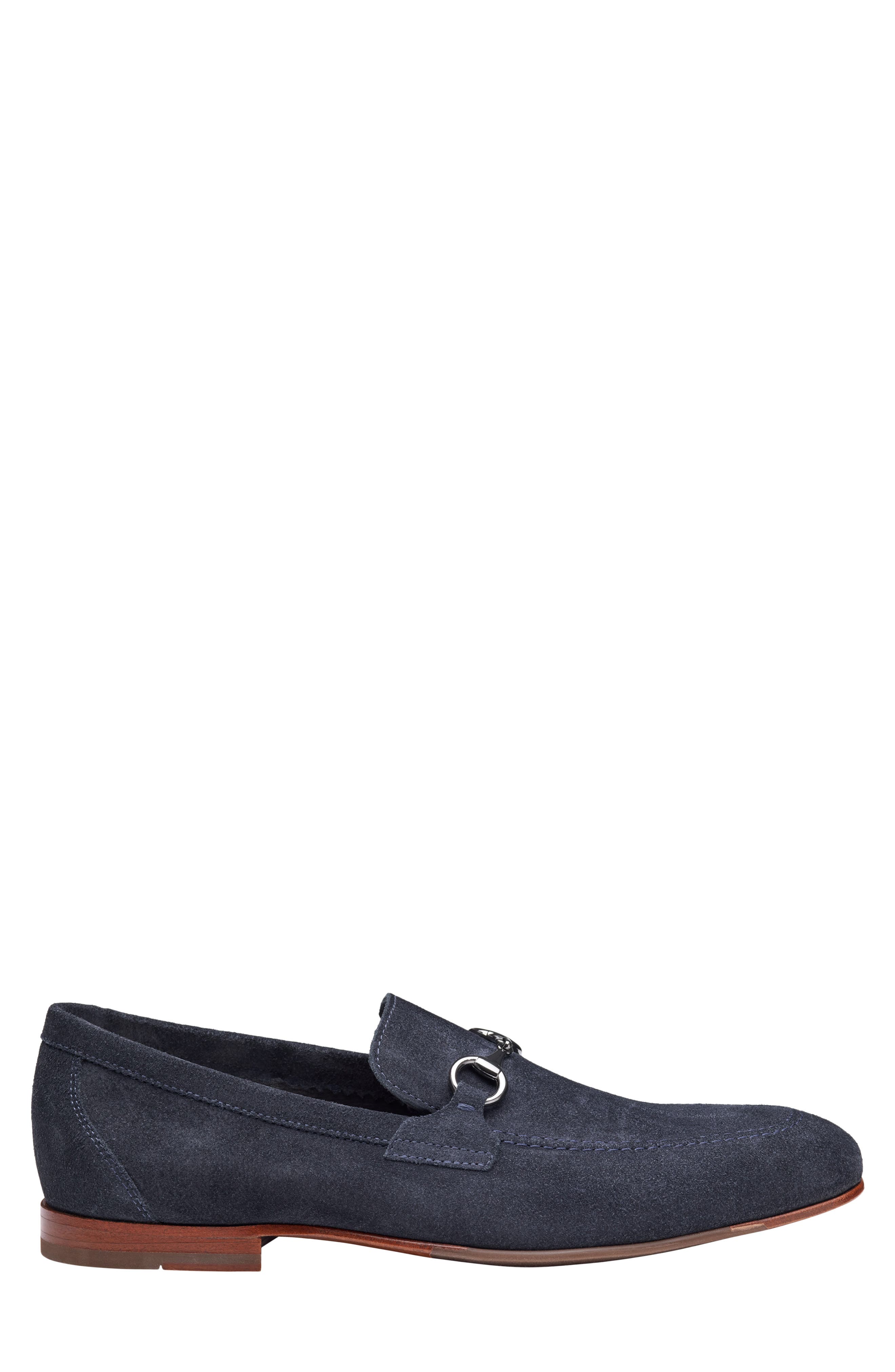 Higgins Bit Loafer, Alternate, color, NAVY SUEDE