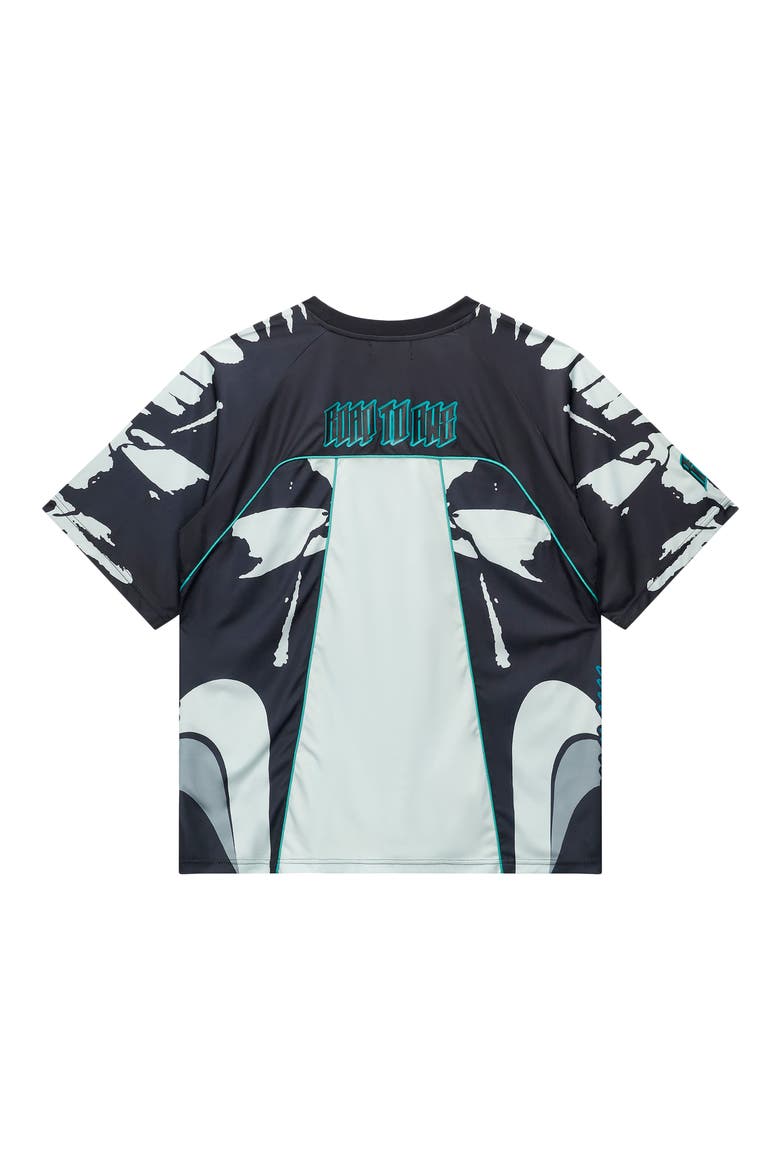 Soren Bike Graphic T-Shirt, Alternate, color, BLACK LIGHT TEAL RACING