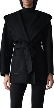 Mackage Paya Belted Wool Coat
