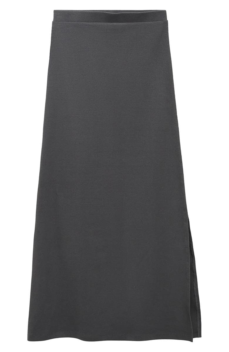 MANGO TEEN Knit Maxi Skirt, Main, color, Charcoal