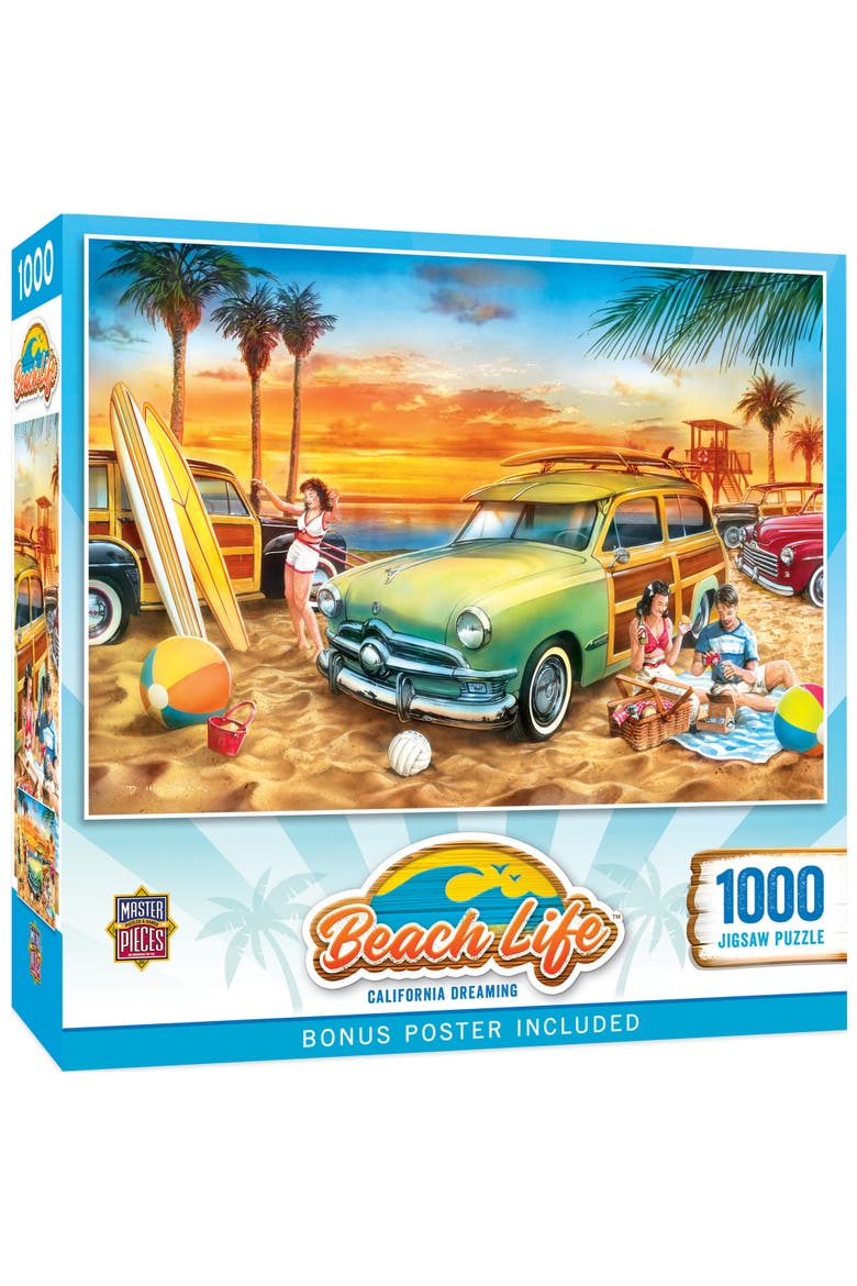 California Dreaming 1000 Piece Puzzle, Main, color, Multicolor