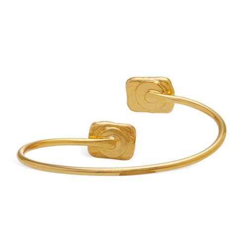 Dhwani Bansal Lune Bracelet In Gold Plated
