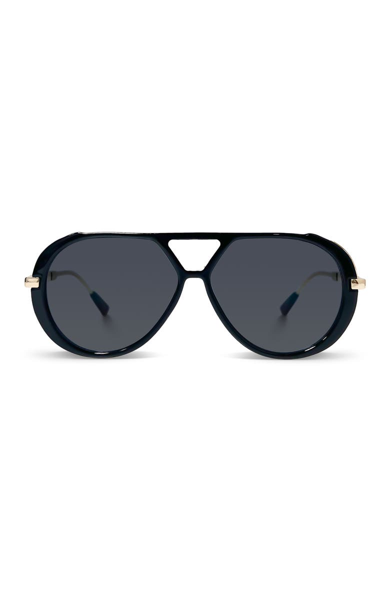 Youzey The Cove Sunglasses, Main, color, Black